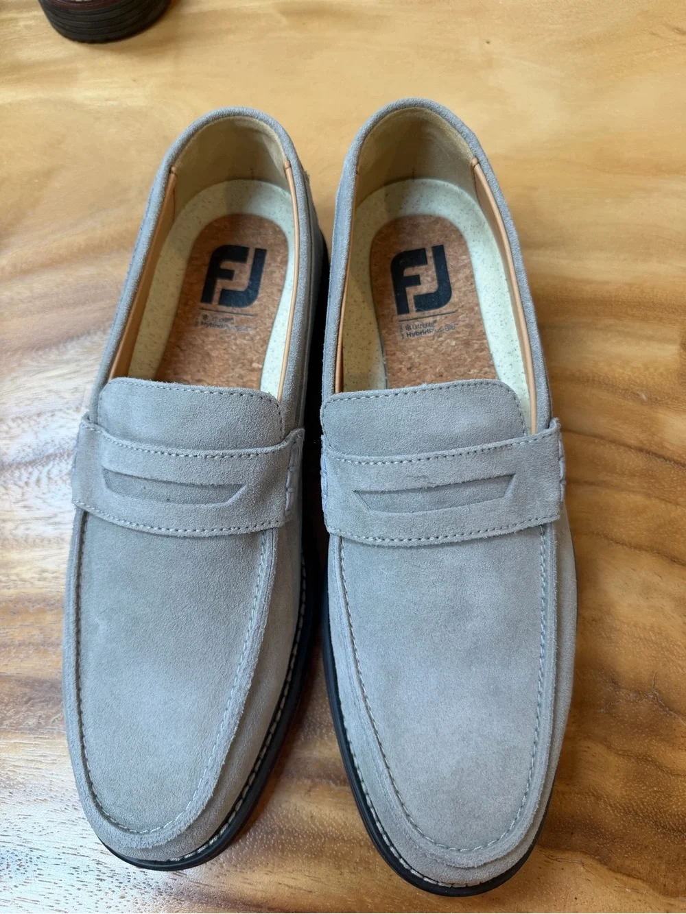 FootJoy Men’s Tan Cork Insole Slip-On Loafer